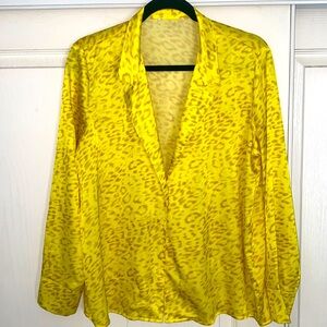 Animal print blouse/blazer